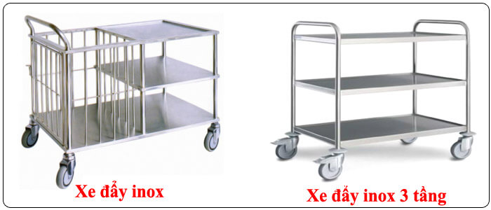 Một số lưu ý lựa chọn xe đẩy inox banhxecolson