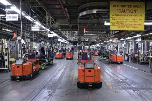 robot vận chuyển tự hành nhà kho giảm xóc banhxecolson.combanhxecolson.com