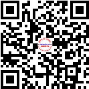 bánh xe cao su càng inox qr code banhxecolson.com