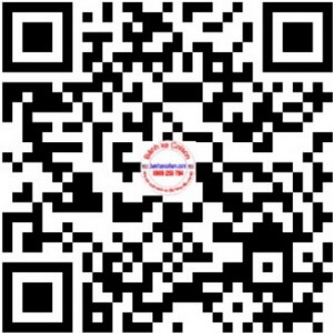 bánh xe Nylon càng inox tải nặng qr code banhxecolson.com