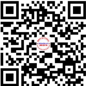 bánh xe cao su chống tĩnh điện lắp trục trơn QR code banhxecolson.com